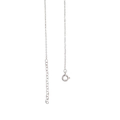 Silver Pookie Solitaire Zircon Chain Pendant