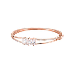 Rose gold Fine Trinity cut Bracelet for her
