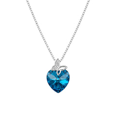 Silver Freedom & Love Butterfly Pendant