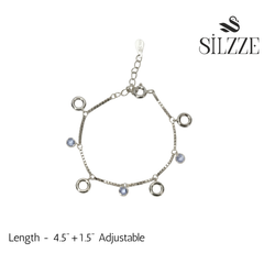 Silver Kids Charming Bracelet