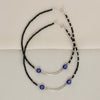 Silver Modern & Trendy Evil eye silver bar Anklets for her