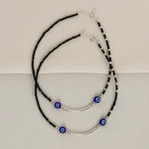 Silver Modern & Trendy Evil eye silver bar Anklets for her