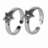 Silver Star Shine Toe Ring