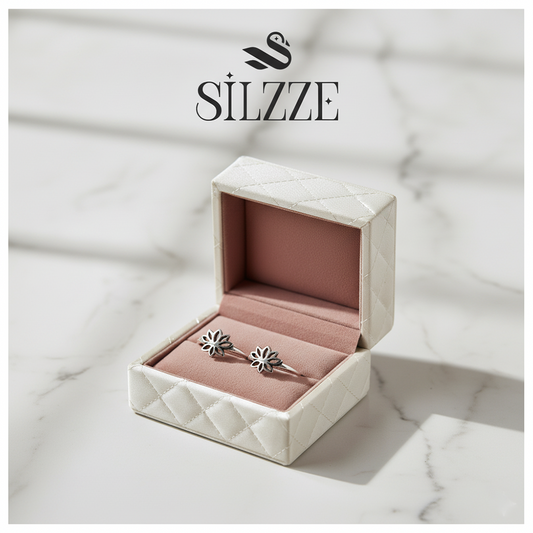 Silver Blossoming Lotus Toe ring