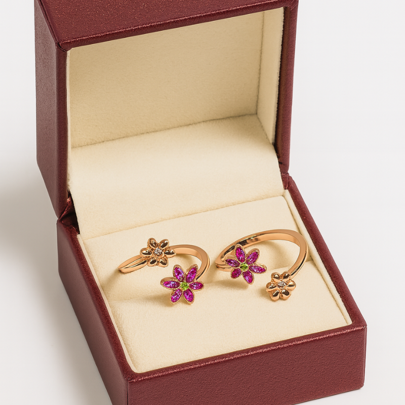 Rose Gold Daisy Toe Ring