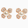 Rose Gold Pearl with Floral Design