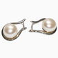 Silver Smooth Pearl Asian Earring