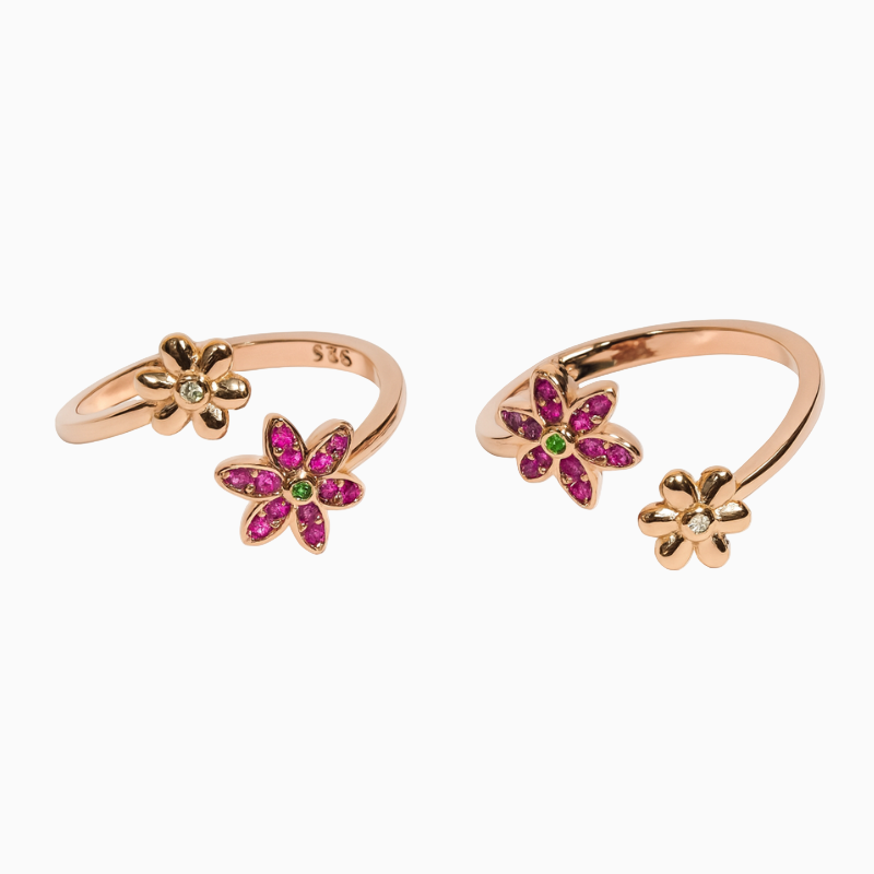 Rose Gold Daisy Toe Ring