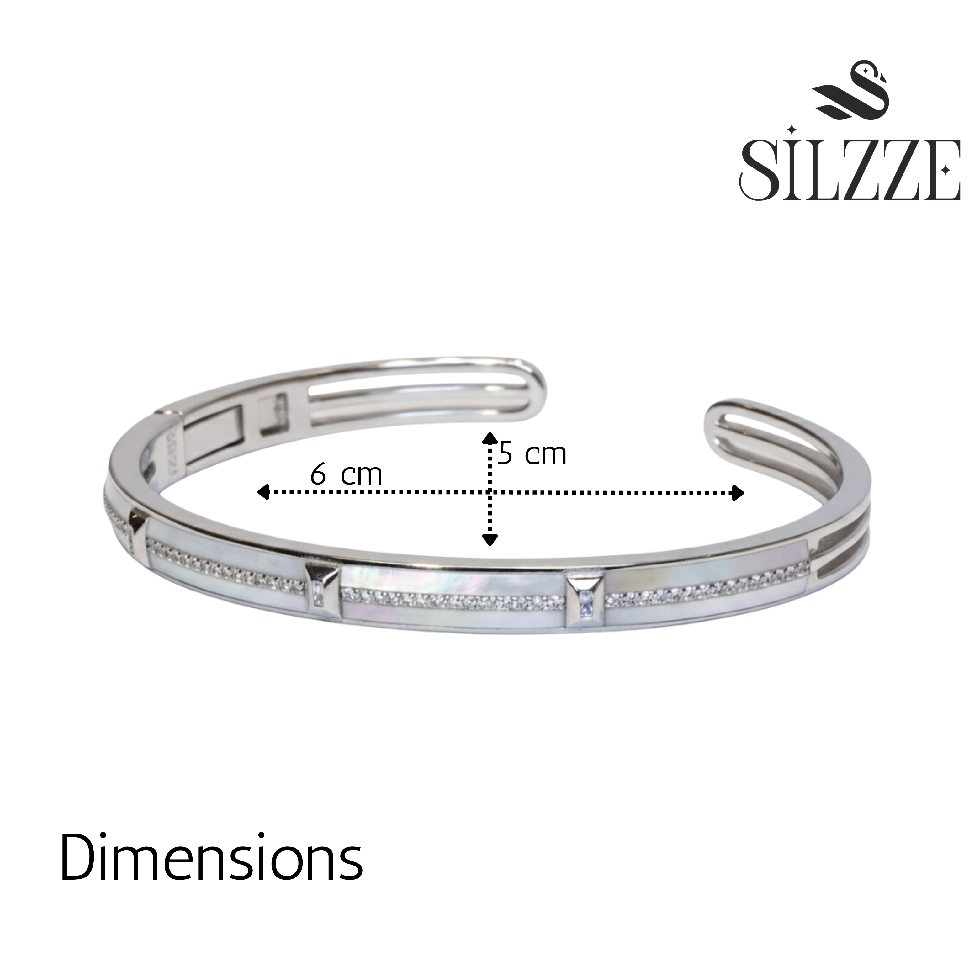 Silver Victory Mother Of Pearl Bracelet For Her