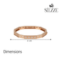 Rose Gold Octa Hand Bracelet For Her