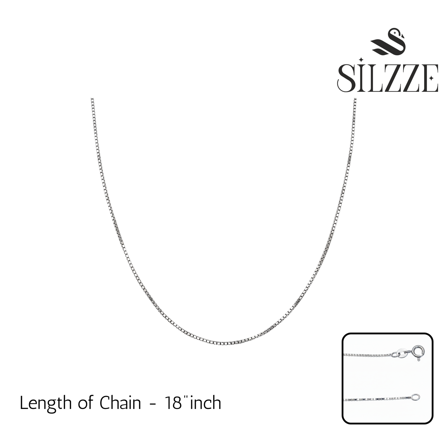 Silver Enchanting Classic Box Chain