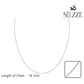 Silver Premium rose gold Delicate Two tone Snake chain for her