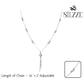 Silver Tassel Y Anchor Chain For Her