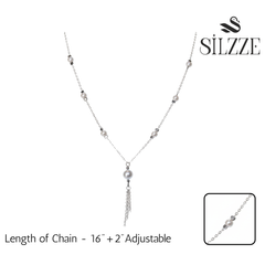 Silver Tassel Y Anchor Chain For Her