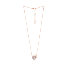 Rose Gold Fall in Love Pendant