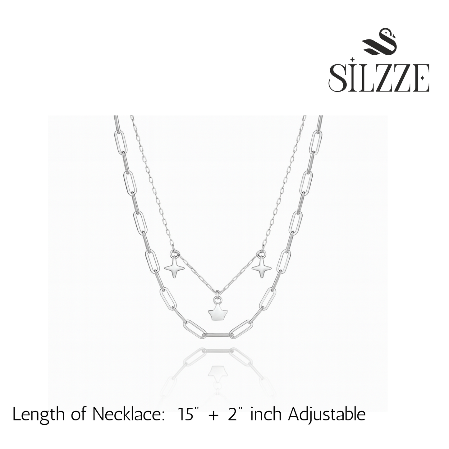 Silver Star Charms Chain pendant