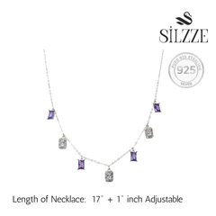 Silver Drizzle Elegant Necklace