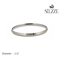 Silver Royal heritage Men's Bracelet in gold polish