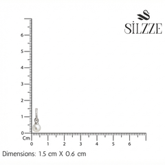 Silver Classy Earrings with Pearl Drop