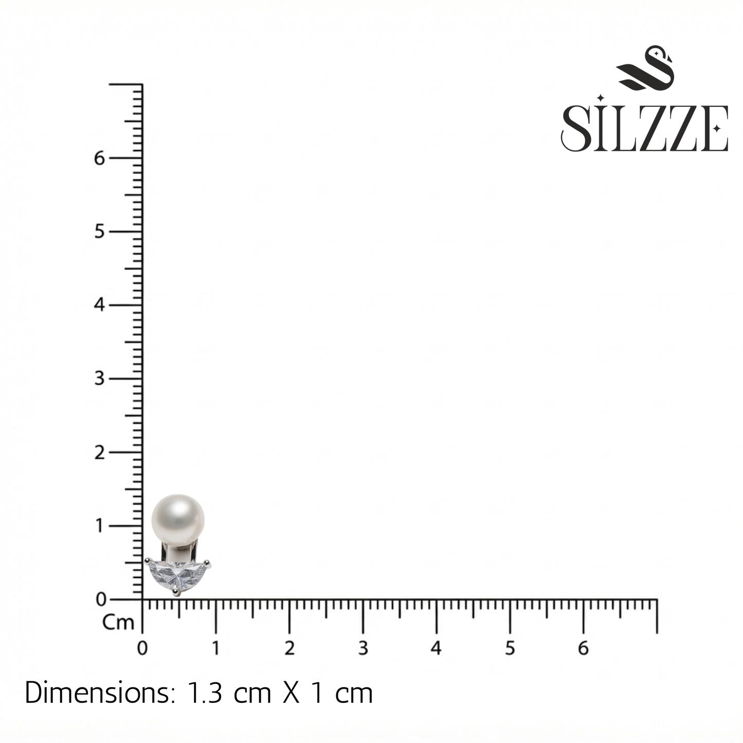 Silver Luminous Pearl Earrings