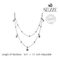 Silver Double Layered Delicate Necklace
