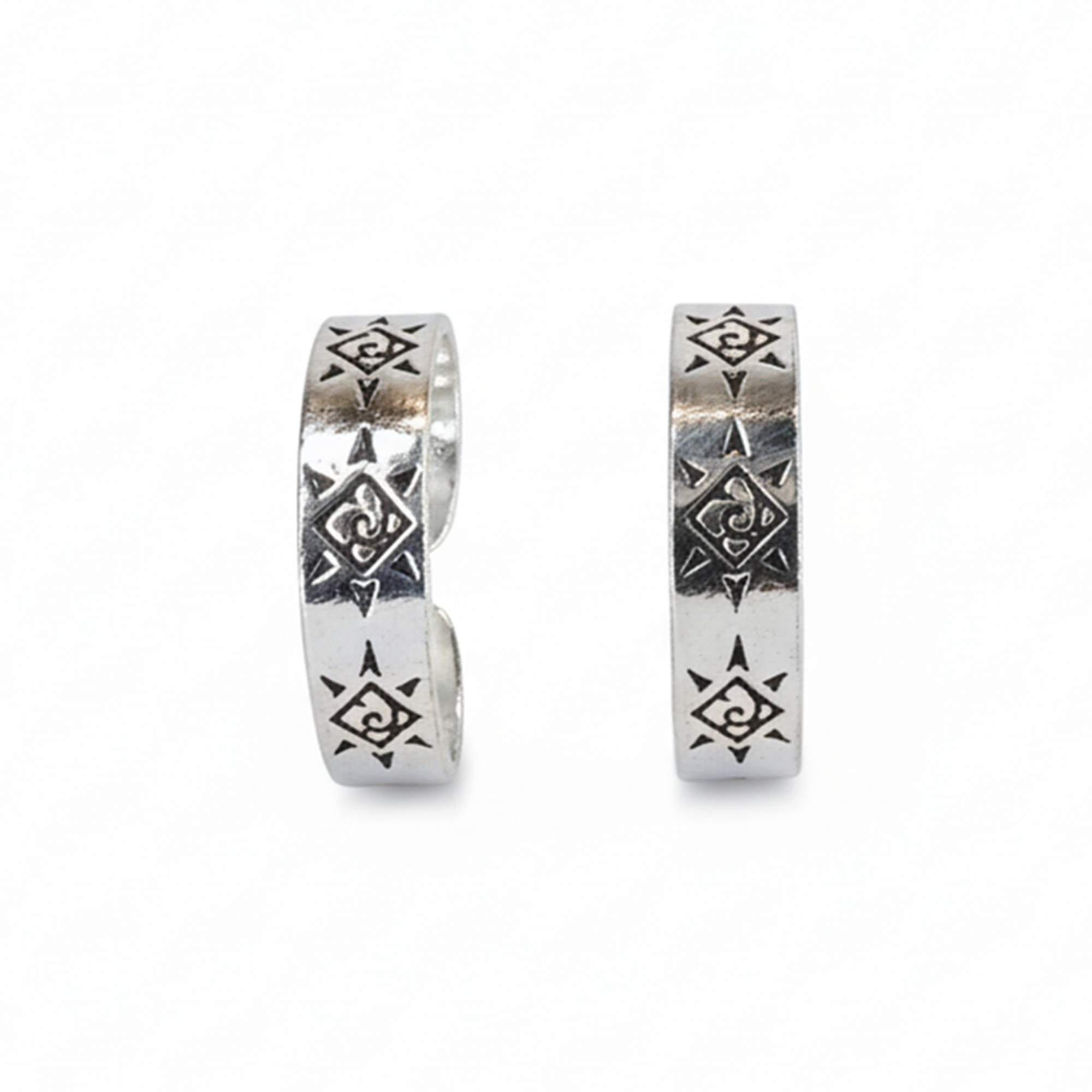 Silver Beach and sun Aesthetic Toe ring