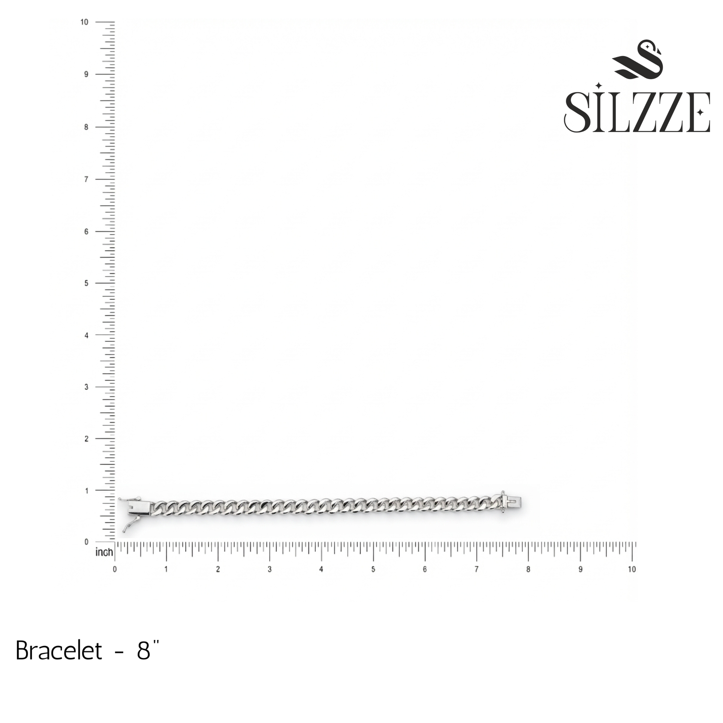 Men's Premium 925 Sterling Silver Cuban Link Chain Bracelet