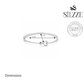 Silver Infinite Love Heart Bracelet For Her