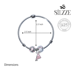 Silver Whimsical wonderland Charms bracelet
