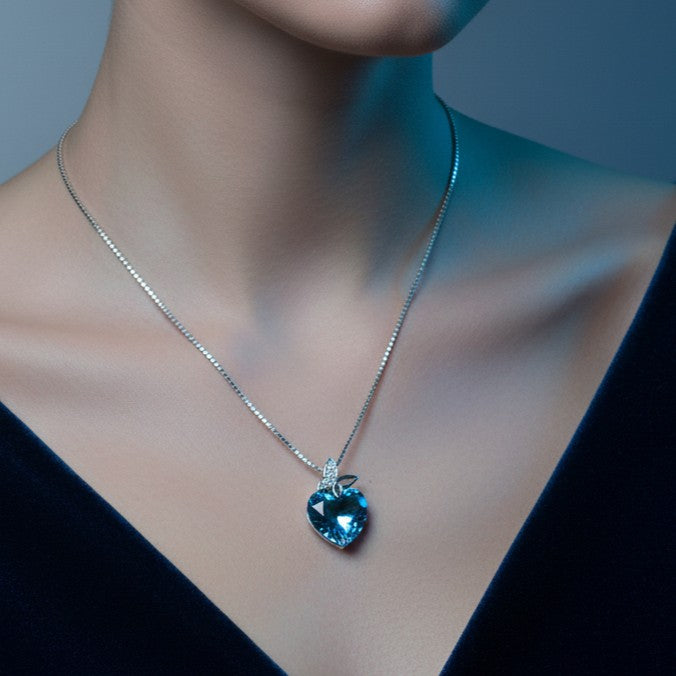 Silver Freedom & Love Butterfly Pendant