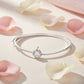 Silver Clover leaf Zirconia Fine Bracelet for her