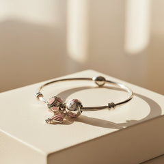 Silver Whimsical wonderland Charms bracelet