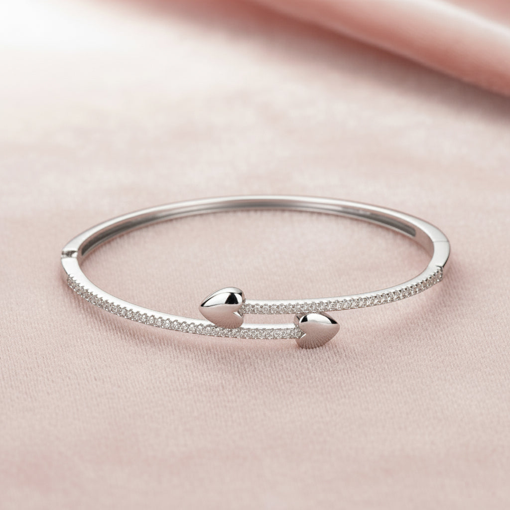 Heart-to-Heart 925 Silver Love Bracelet for her