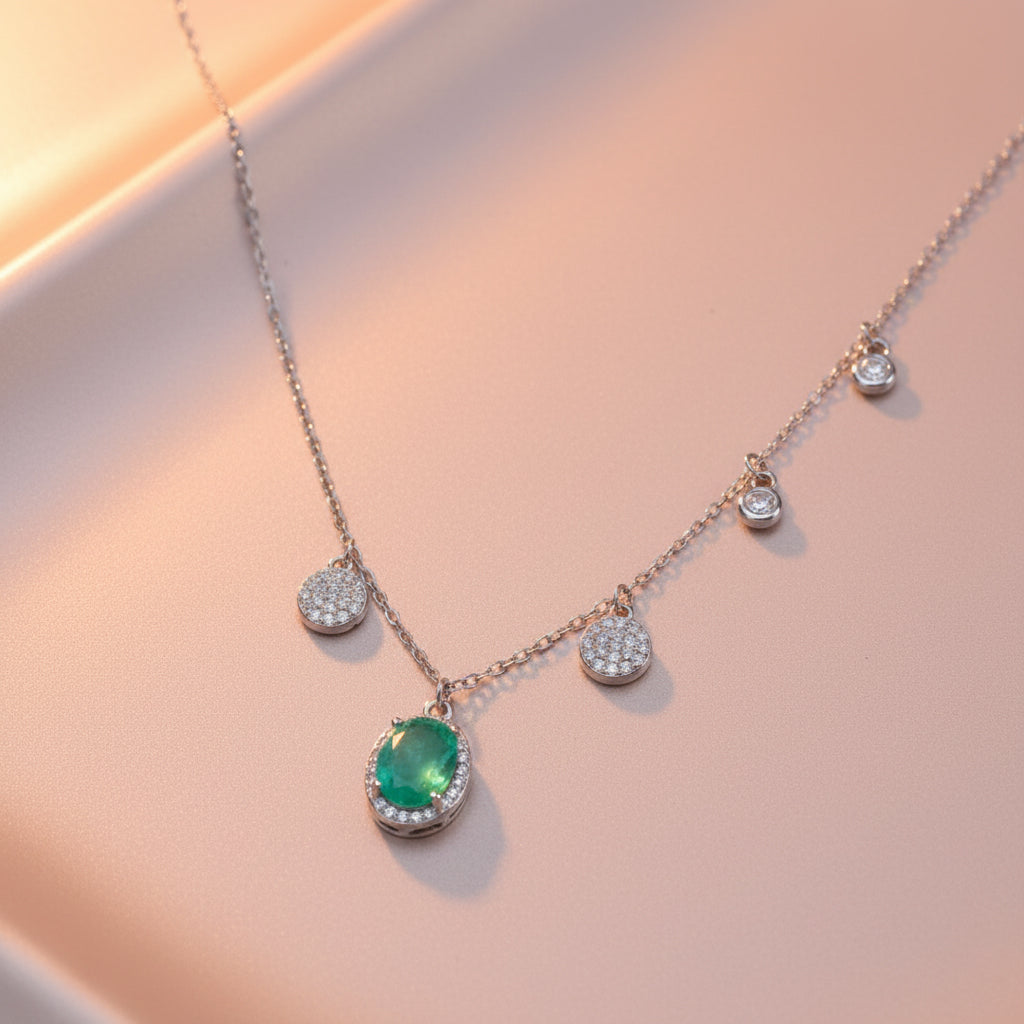 Silver Ocean Serenity Halo Set
