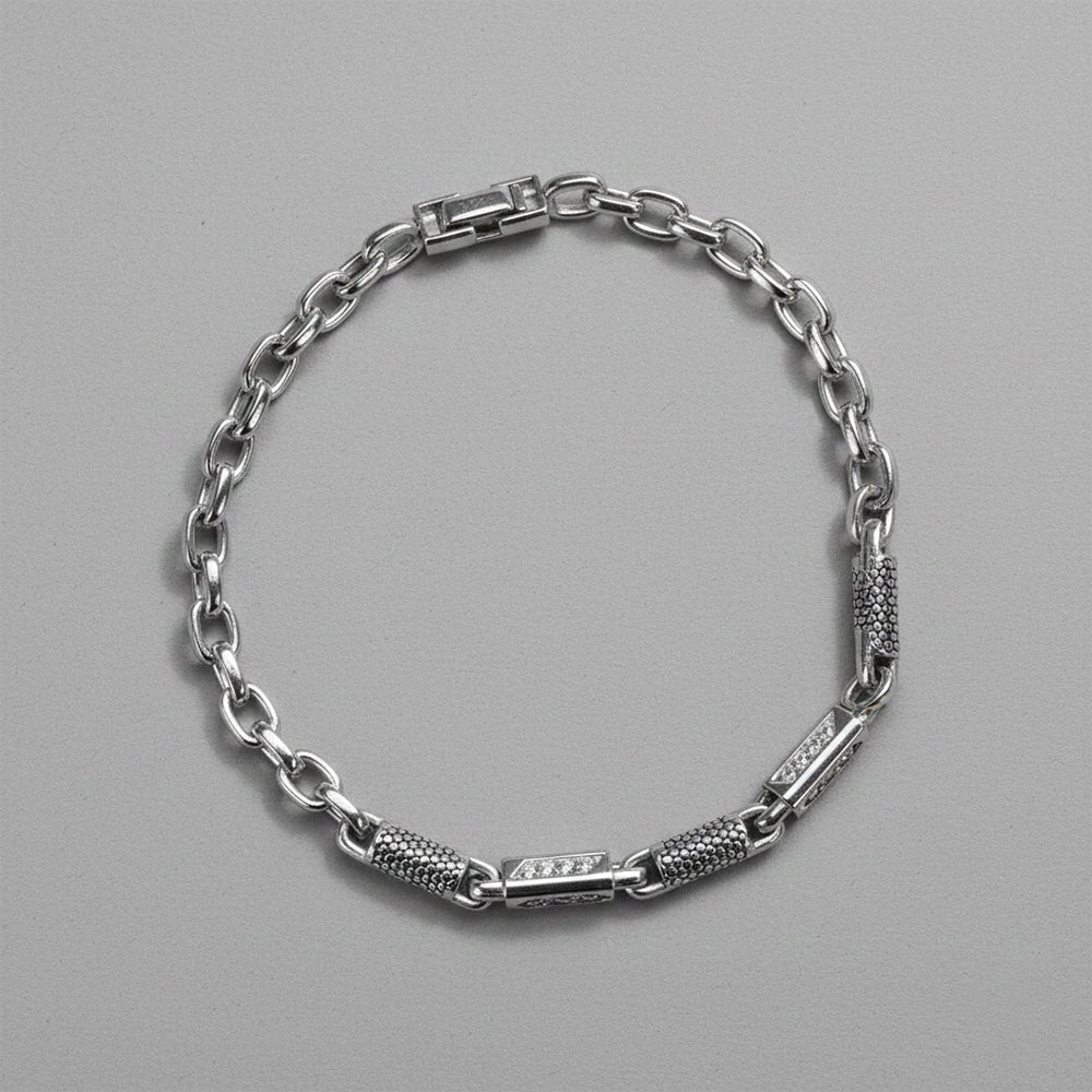 Silver Versatile Sparkle Bracelet for Him