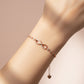 Silver Rose gold Infinity Fancy Chain Bracelet For her
