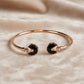 Rose Gold Black Onyx Inspired Bracelet For Her