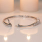 Silver Glittering garland bangle Bracelet for her