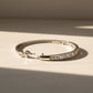 Silver Princess Cut Halo Bracelet For Her