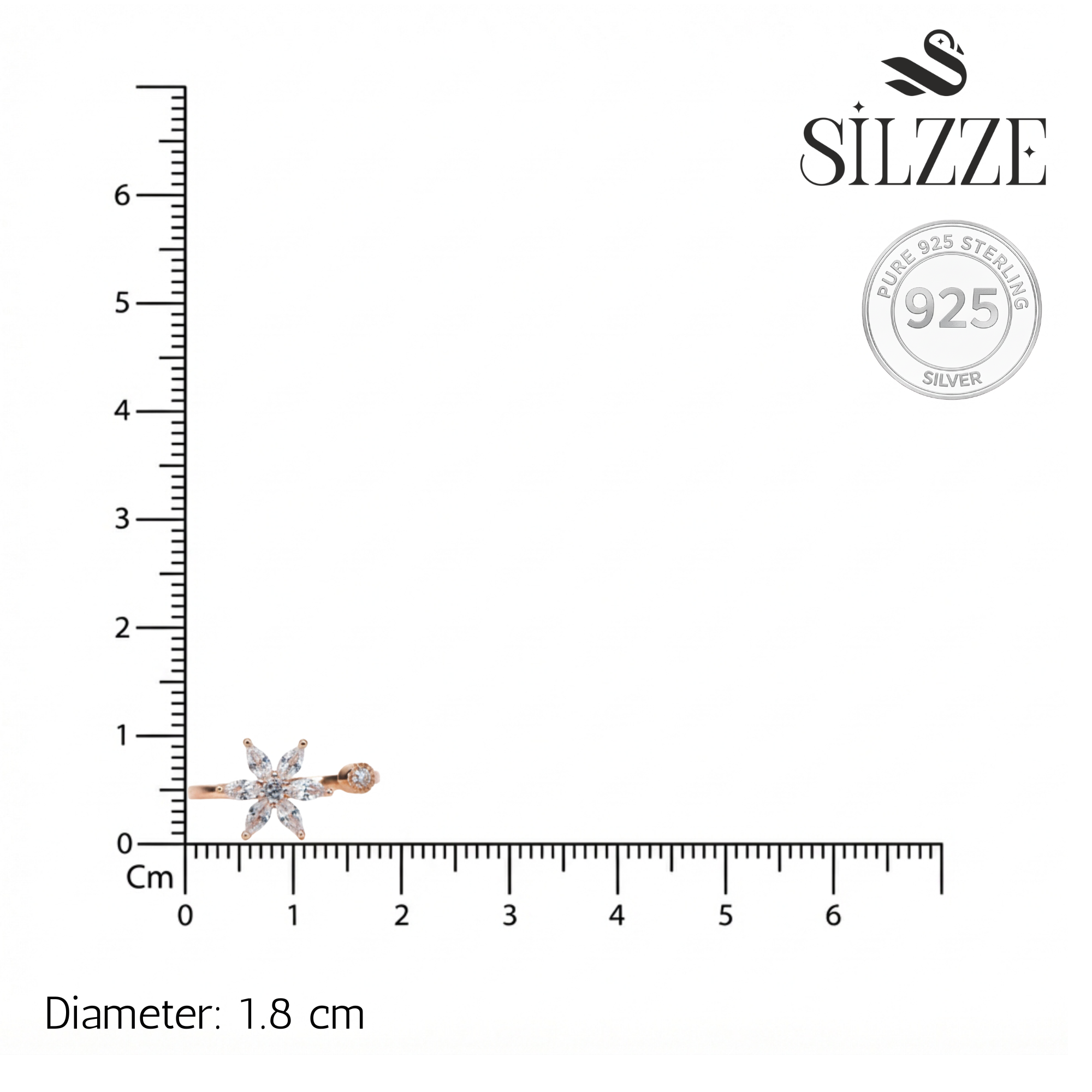 Rose Gold Avior Toe Ring