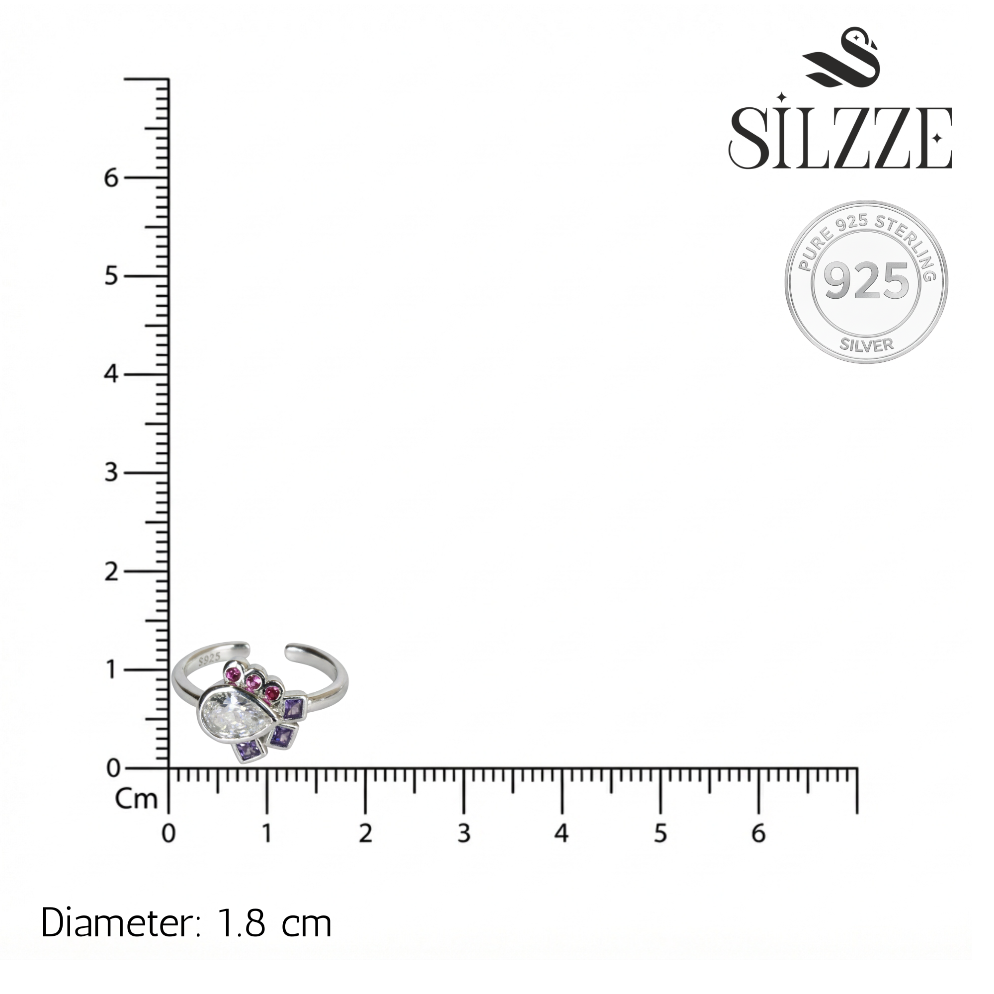 Silver Bloom Sterling Silver Toe Ring