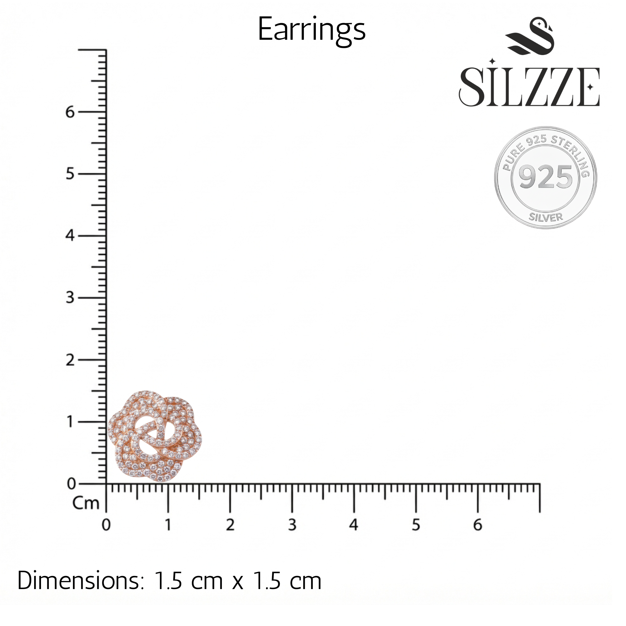 Rose gold Blooming Pendant set for her