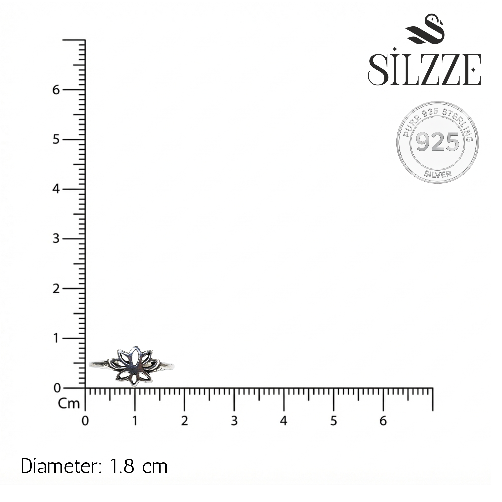 Silver Blossoming Lotus Toe ring