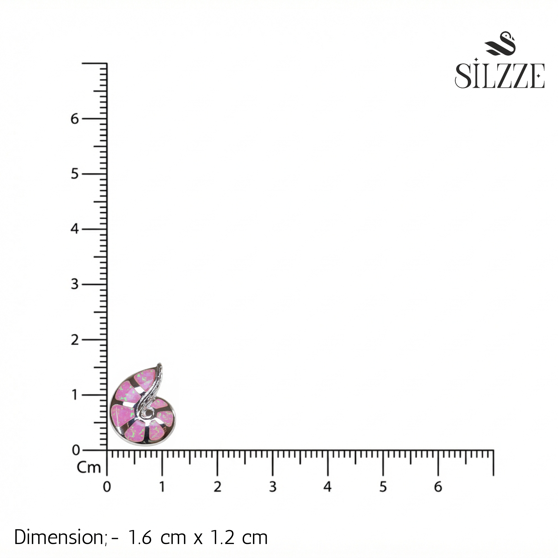 Silver Pink Paradise Nautilus Opal Stud Earrings