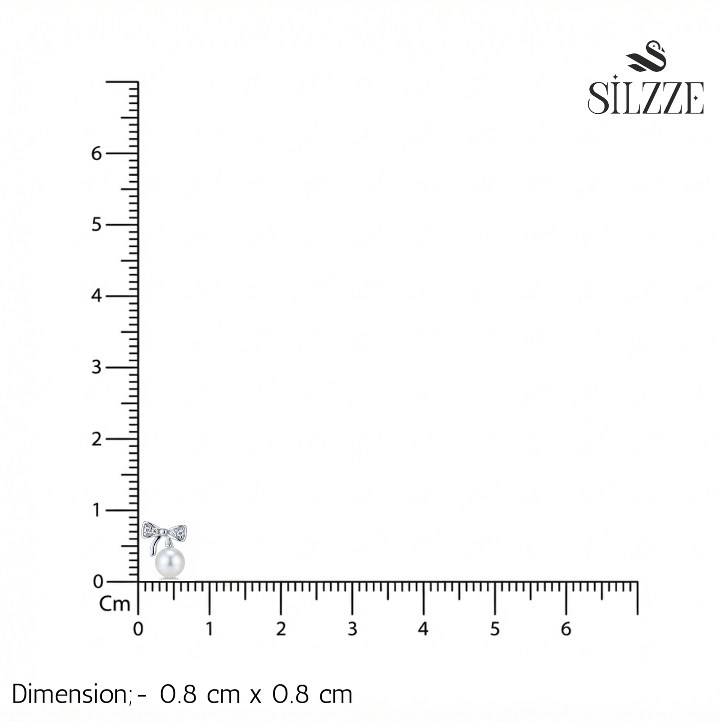 Silver Pookie Pearl Earrings