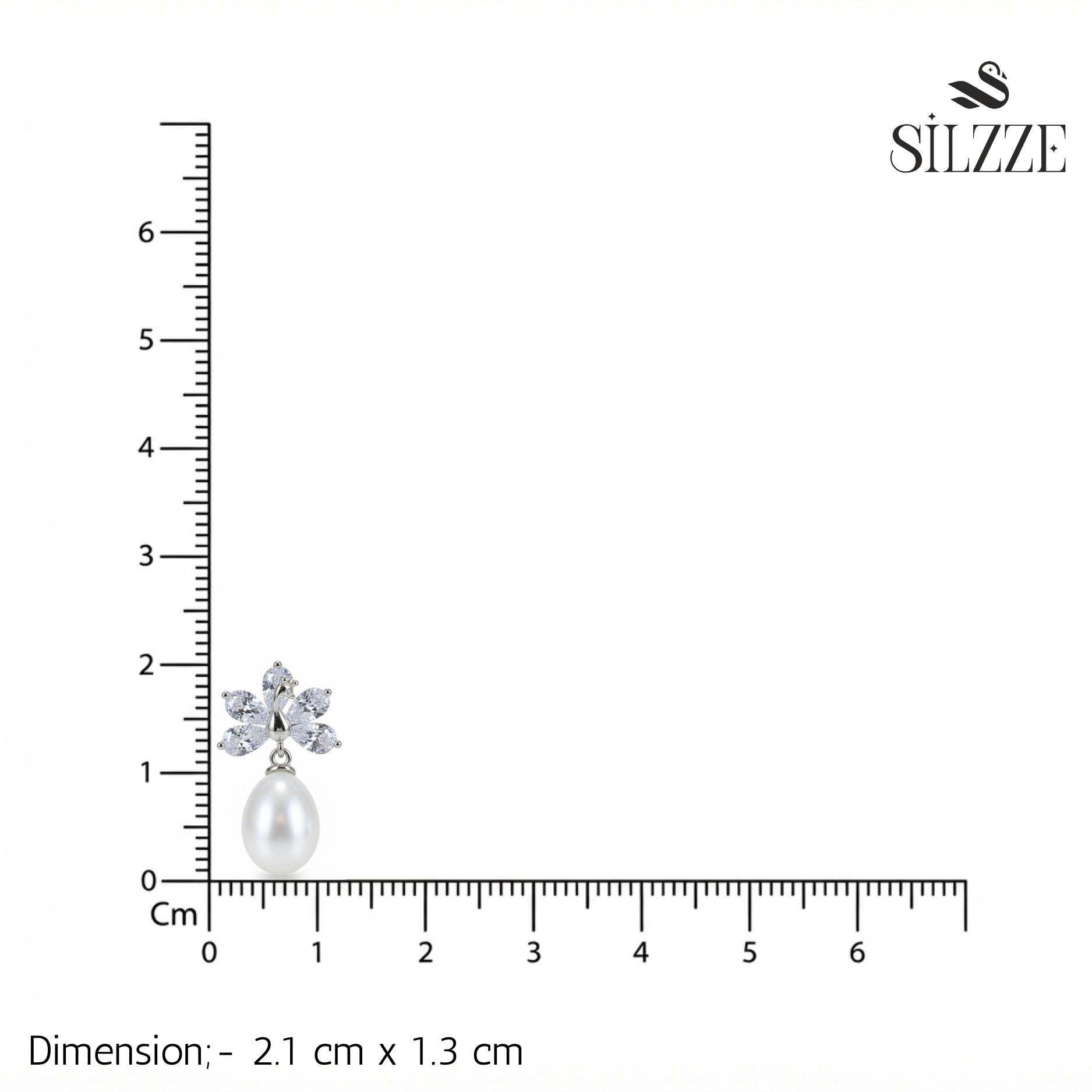 Silver Mayuri Pearl Earrings