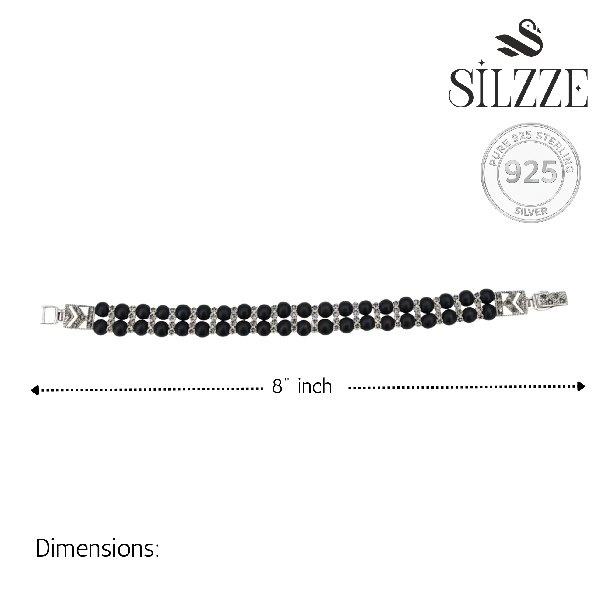 Vintage Double Row Tulsi Bracelet for Him
