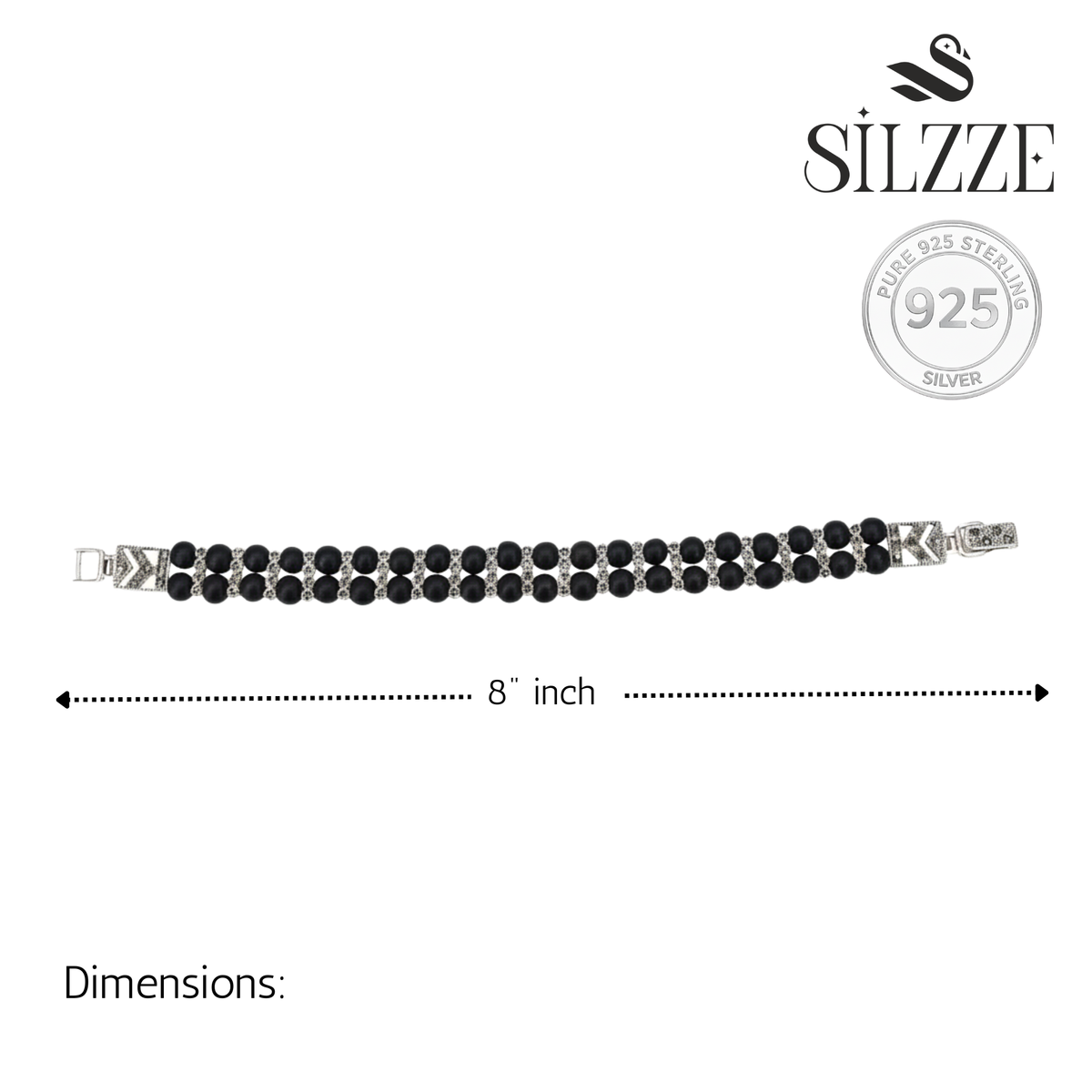 Vintage Double Row Tulsi Bracelet for Him