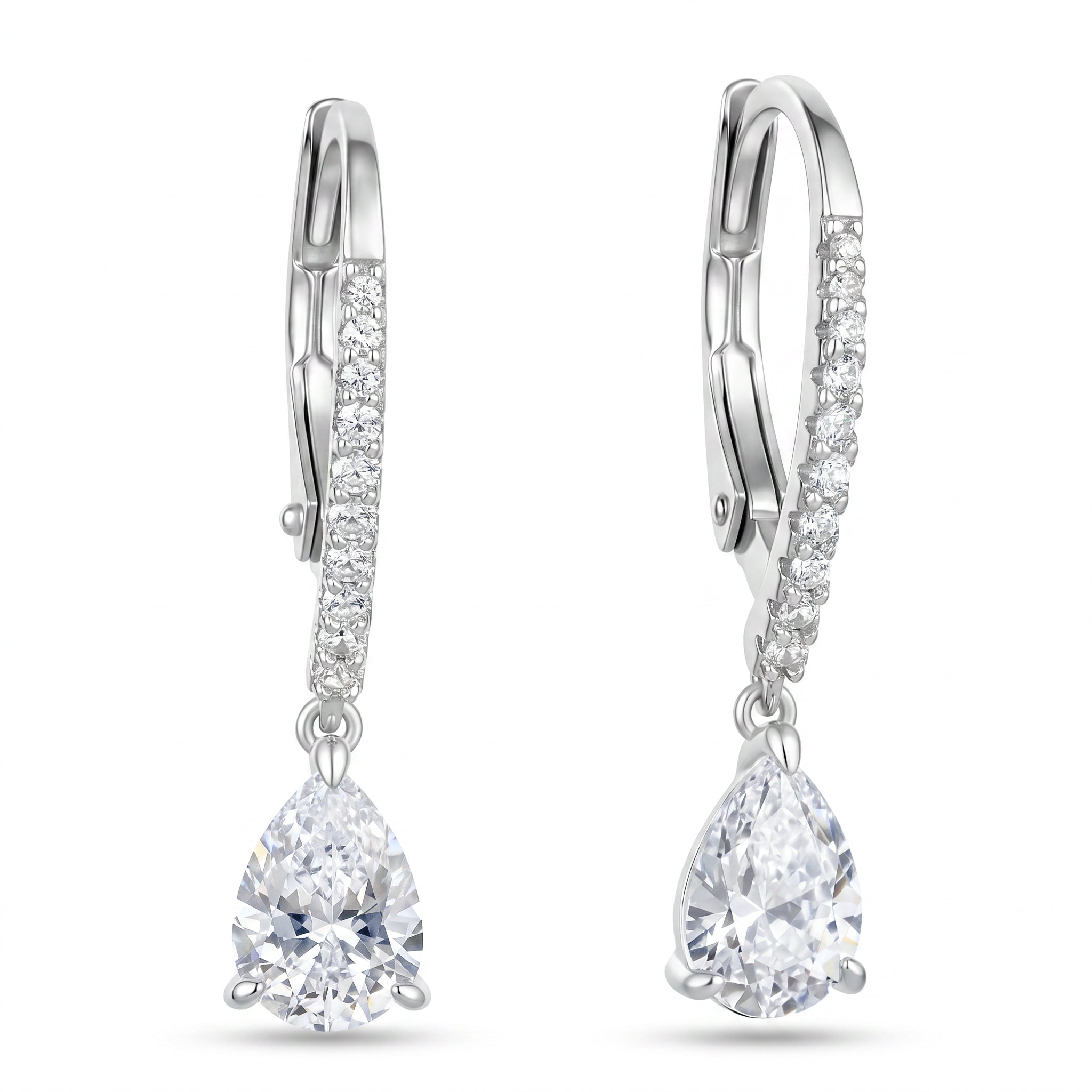 Silver Dewdrop Earrings