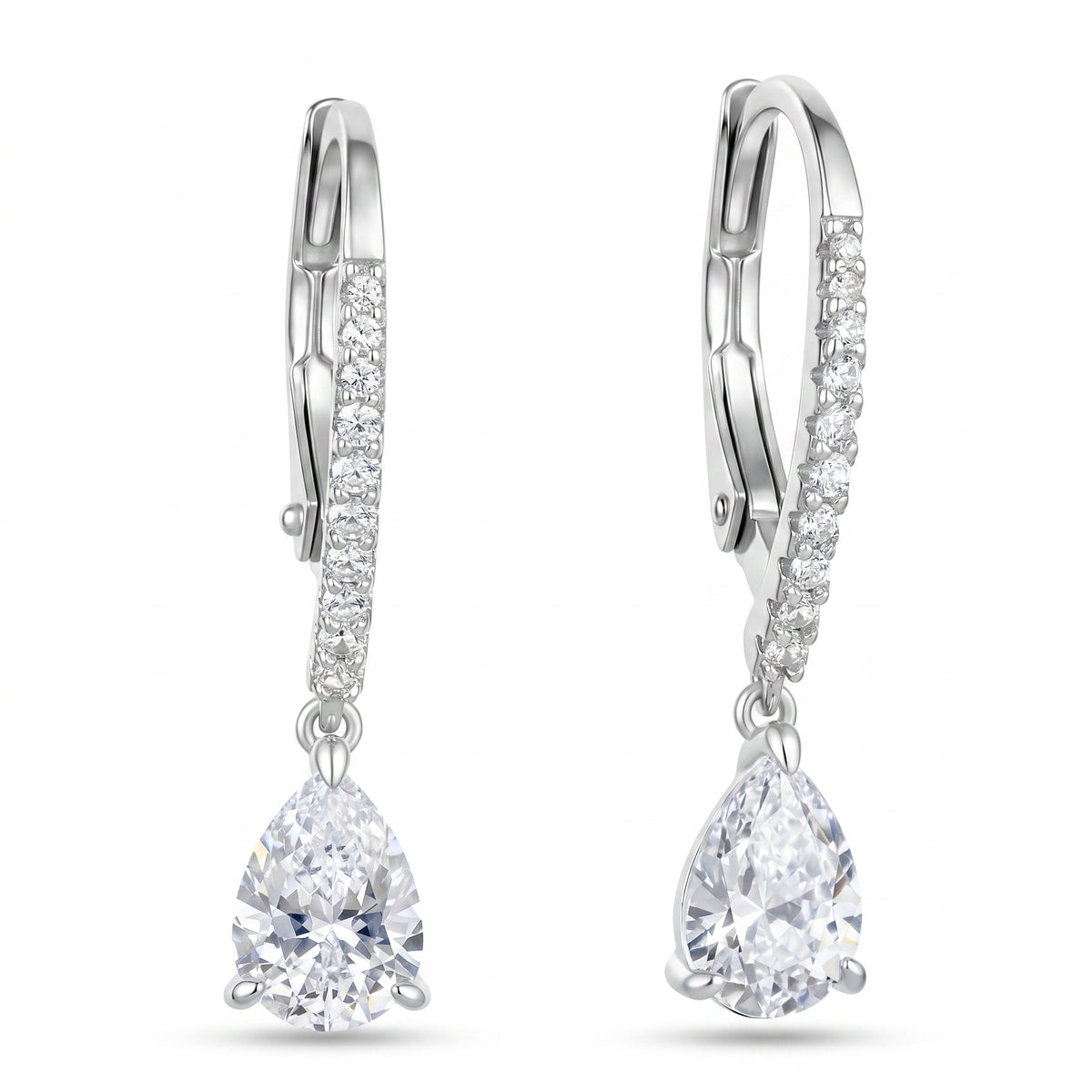 Silver Dewdrop Earrings